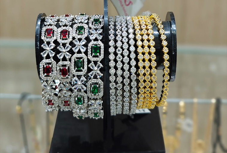 American Diamond Bangles Retailer, Wholesaler & Dealer in Lucknow, Uttar Pradesh & India